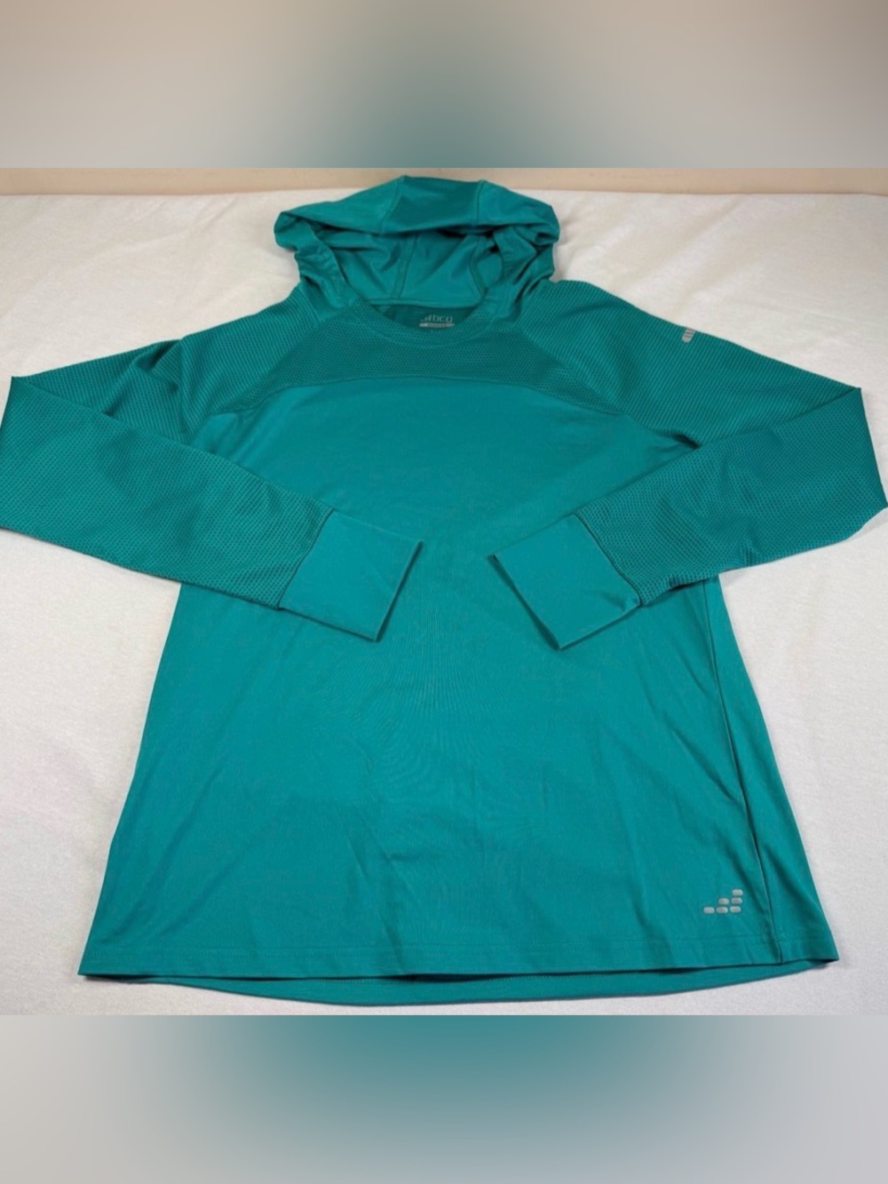BCG Women's Athletic Running Pullover Hoodie Size Large - Teal Blue